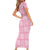 Pink Palaka Quilt Hawaii Family Matching Short Sleeve Bodycon Dress and Hawaiian Shirt Traditional Hawaii-plaid Pattern - Polynesian Pride