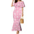 Pink Palaka Quilt Hawaii Mermaid Dress Traditional Hawaii-plaid Pattern - Polynesian Pride