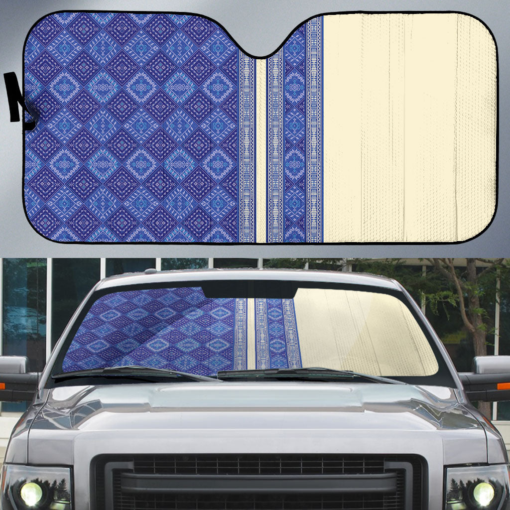 Mabuhay Philippines Festival Auto Sun Shade Yakan Modern Filipiniana Inspired