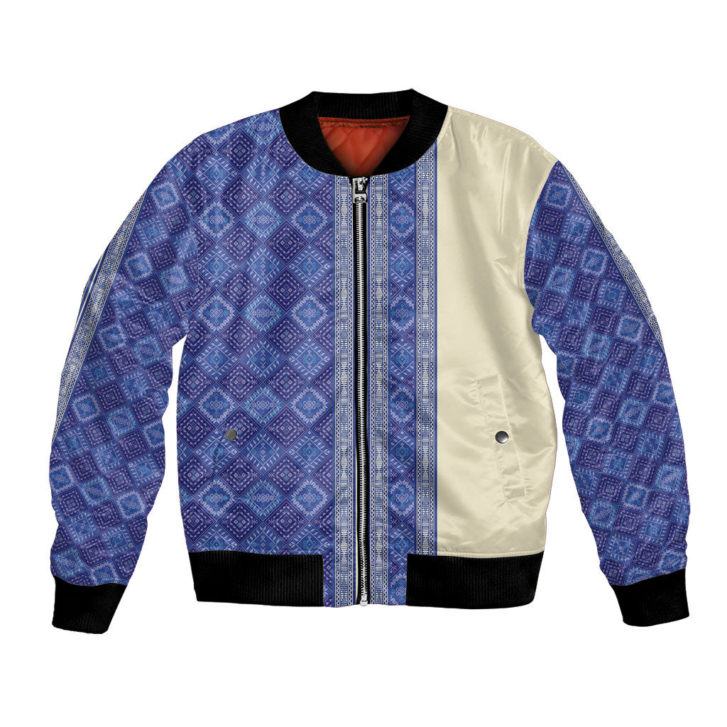 Mabuhay Philippines Festival Bomber Jacket Yakan Modern Filipiniana Inspired