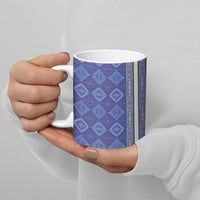 Mabuhay Philippines Festival Ceramic Mug Yakan Modern Filipiniana Inspired