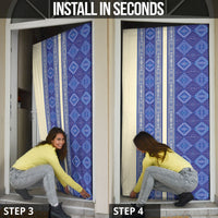 Mabuhay Philippines Festival Door Cover Yakan Modern Filipiniana Inspired