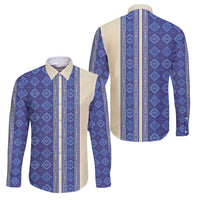 Mabuhay Philippines Festival Family Matching Off The Shoulder Long Sleeve Dress and Hawaiian Shirt Yakan Modern Filipiniana Inspired