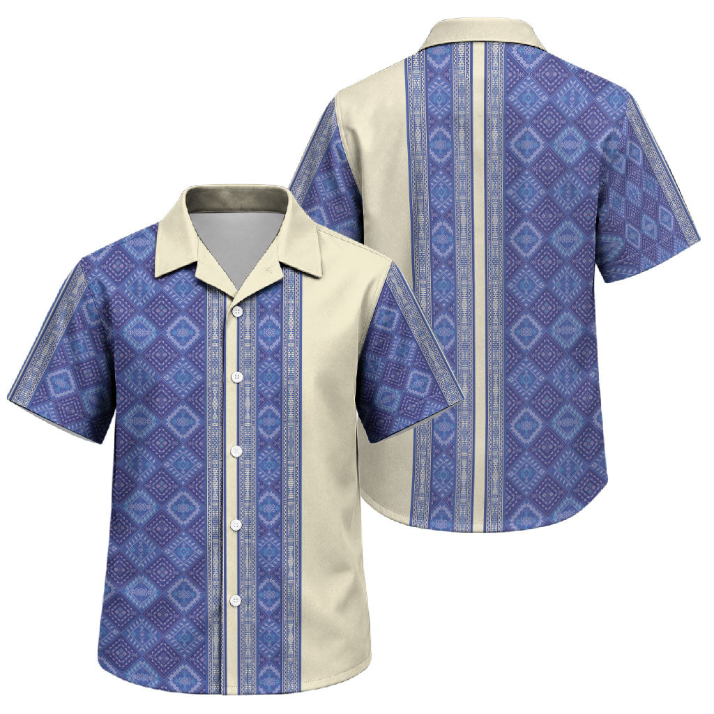 Mabuhay Philippines Festival Family Matching Off The Shoulder Long Sleeve Dress and Hawaiian Shirt Yakan Modern Filipiniana Inspired