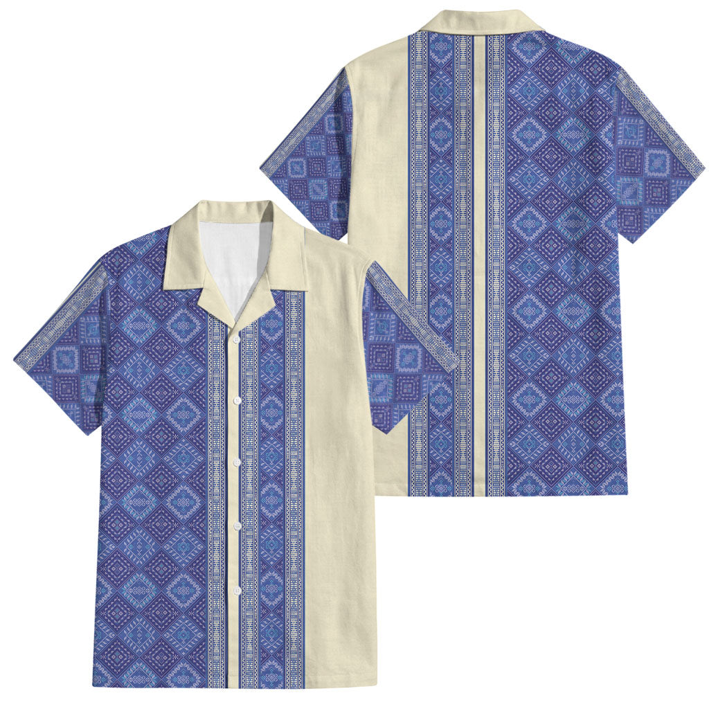Mabuhay Philippines Festival Family Matching Tank Maxi Dress and Hawaiian Shirt Yakan Modern Filipiniana Inspired