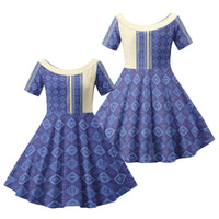 Mabuhay Philippines Festival Family Matching Tank Maxi Dress and Hawaiian Shirt Yakan Modern Filipiniana Inspired