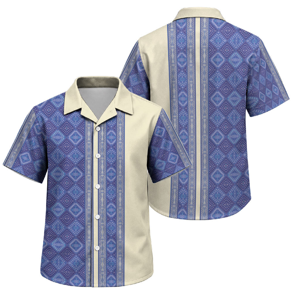 Mabuhay Philippines Festival Family Matching Tank Maxi Dress and Hawaiian Shirt Yakan Modern Filipiniana Inspired