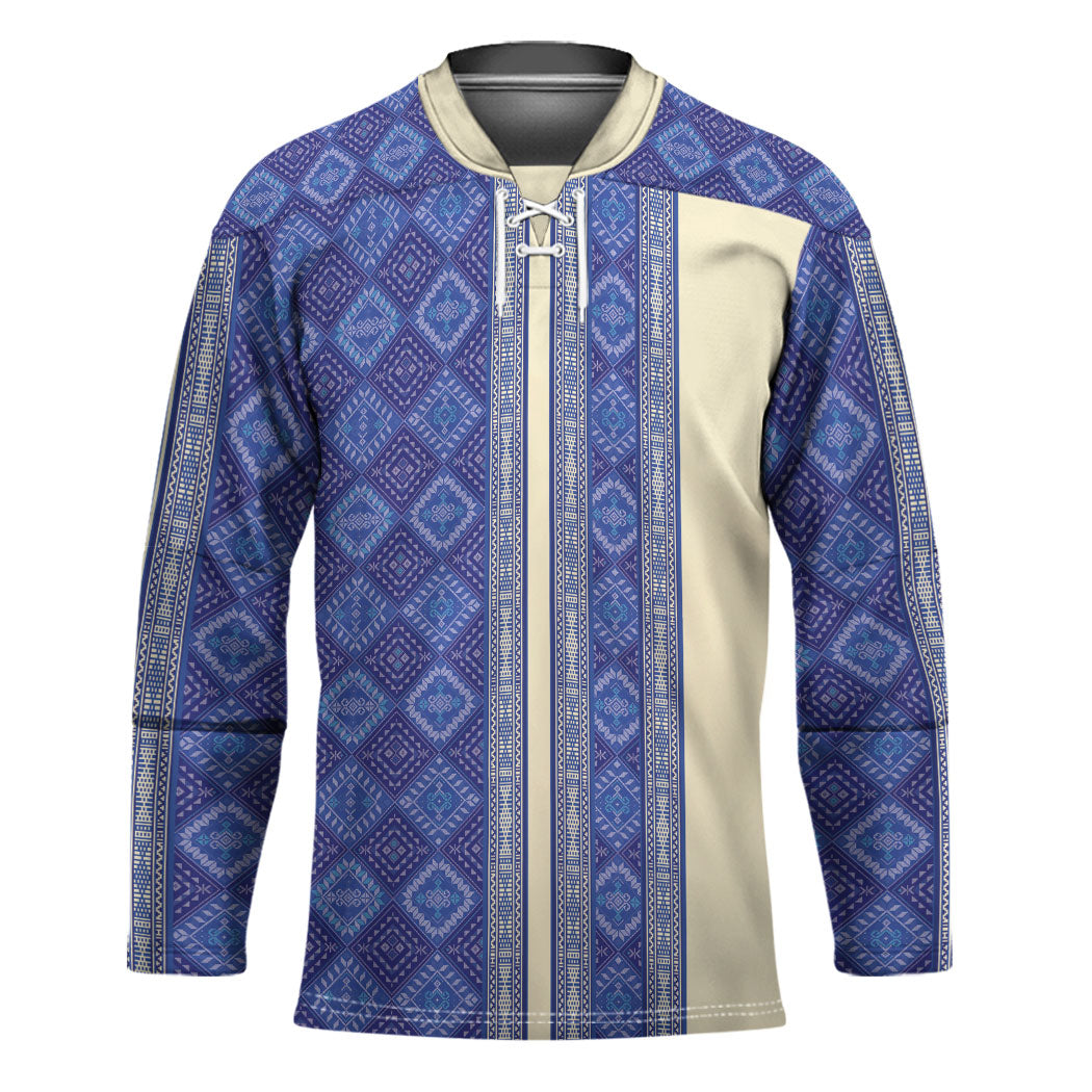 Mabuhay Philippines Festival Hockey Jersey Yakan Modern Filipiniana Inspired