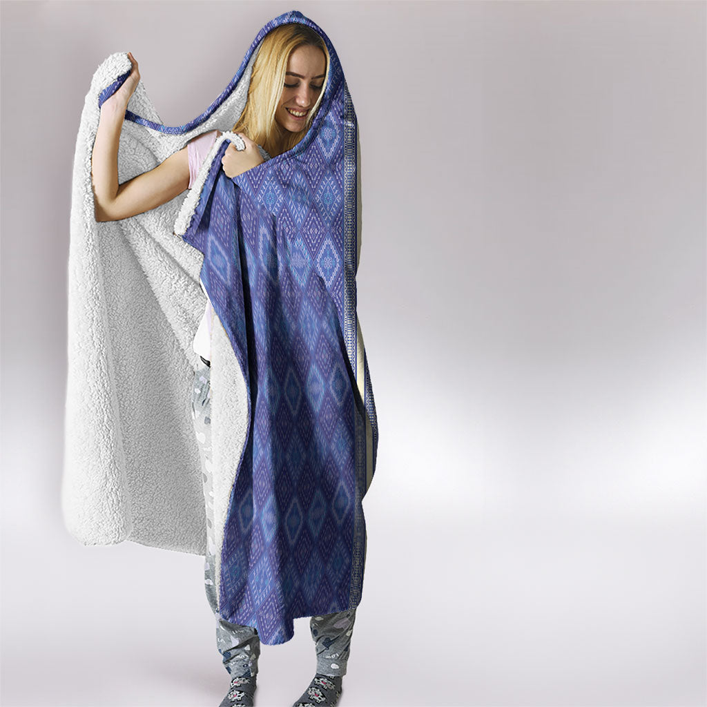 Mabuhay Philippines Festival Hooded Blanket Yakan Modern Filipiniana Inspired
