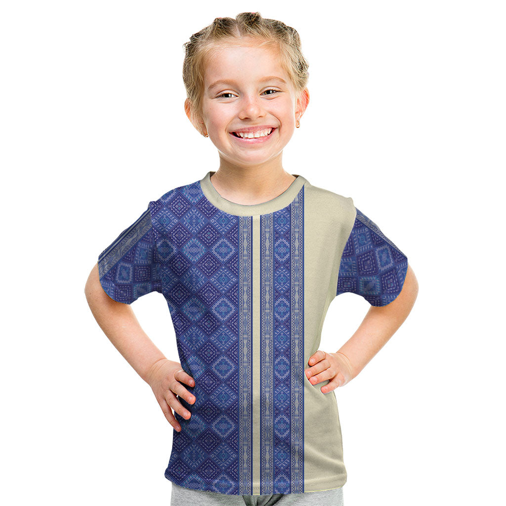 Mabuhay Philippines Festival Kid T Shirt Yakan Modern Filipiniana Inspired