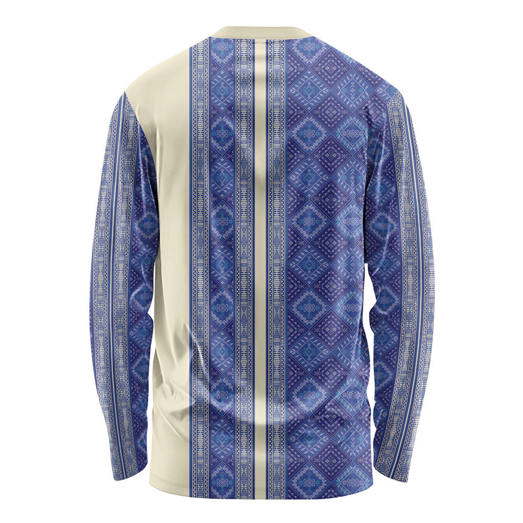 Mabuhay Philippines Festival Long Sleeve Shirt Yakan Modern Filipiniana Inspired