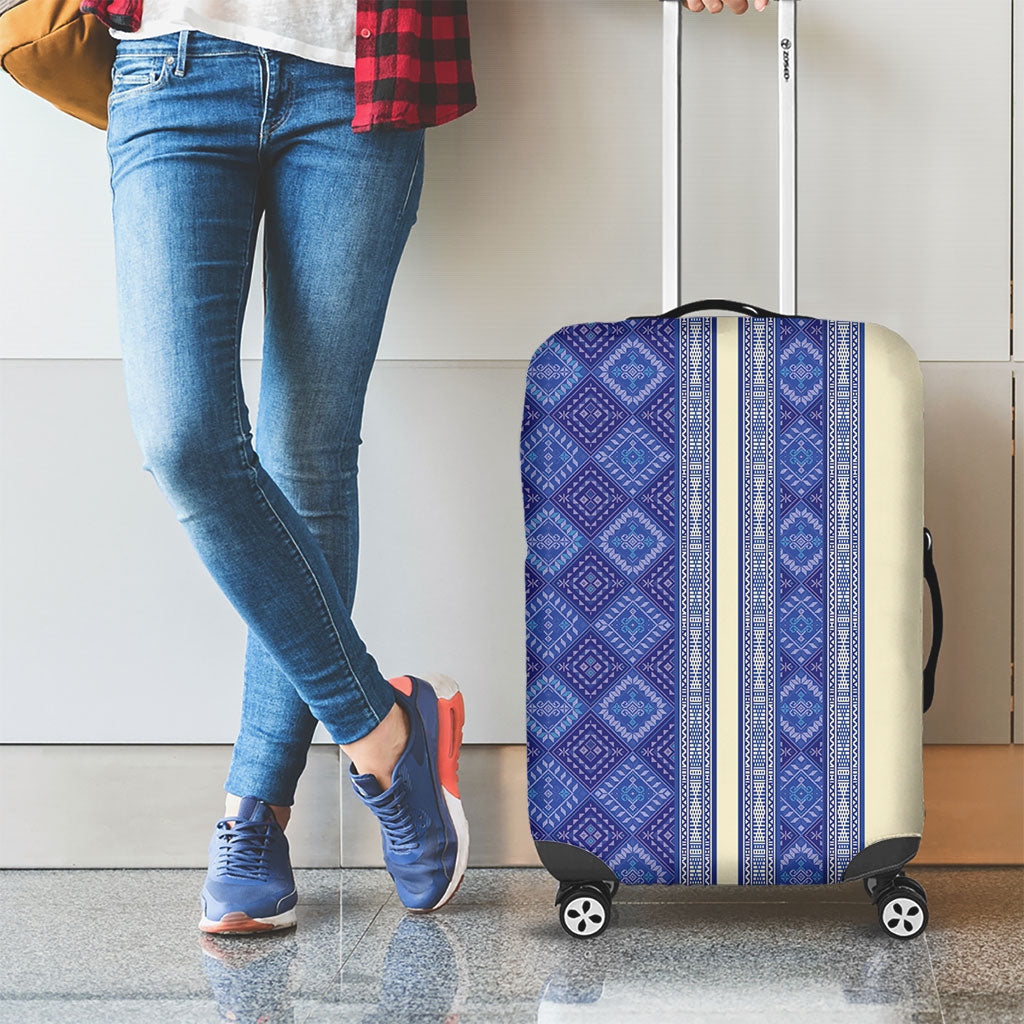 Mabuhay Philippines Festival Luggage Cover Yakan Modern Filipiniana Inspired