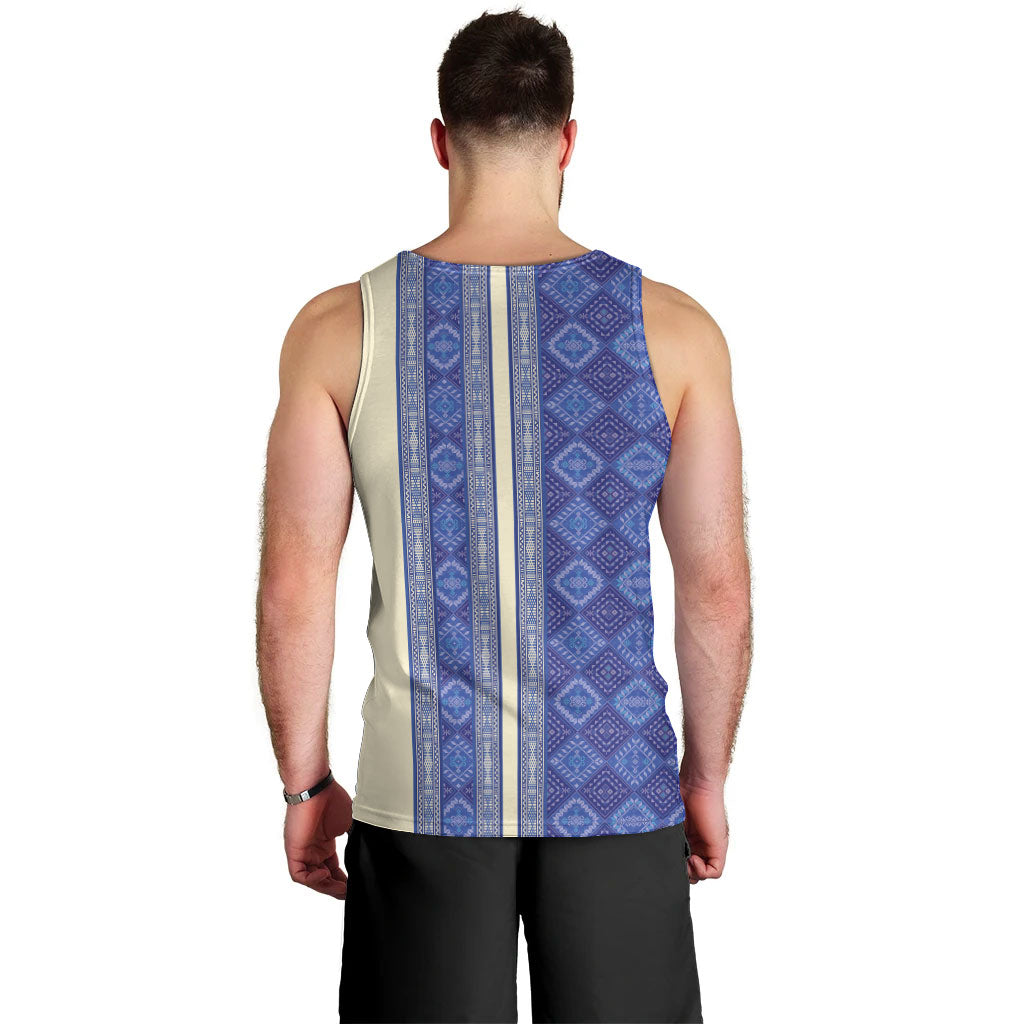 Mabuhay Philippines Festival Men Tank Top Yakan Modern Filipiniana Inspired