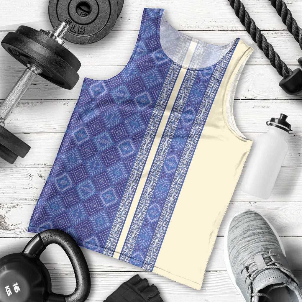 Mabuhay Philippines Festival Men Tank Top Yakan Modern Filipiniana Inspired