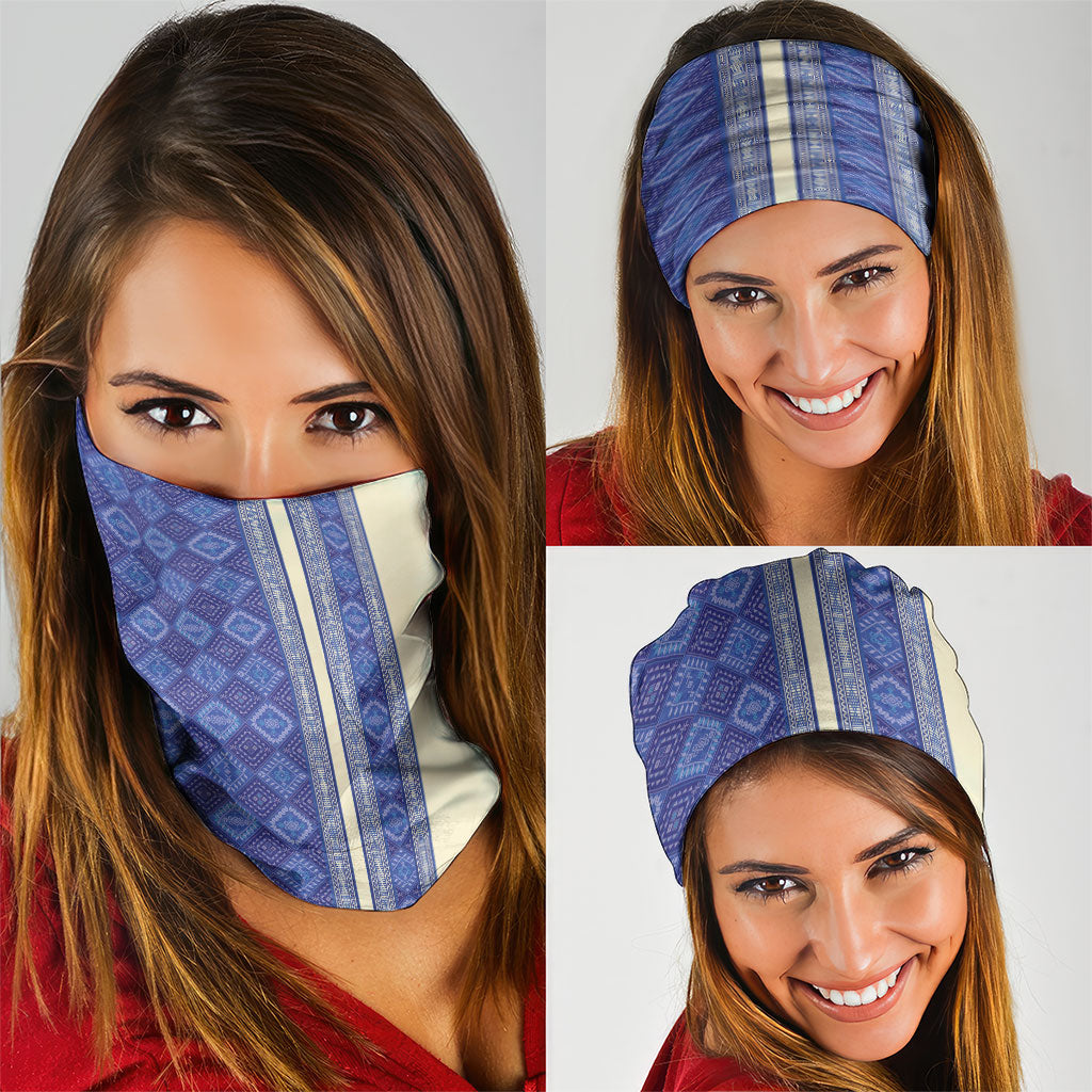 Mabuhay Philippines Festival Neck Gaiter Yakan Modern Filipiniana Inspired