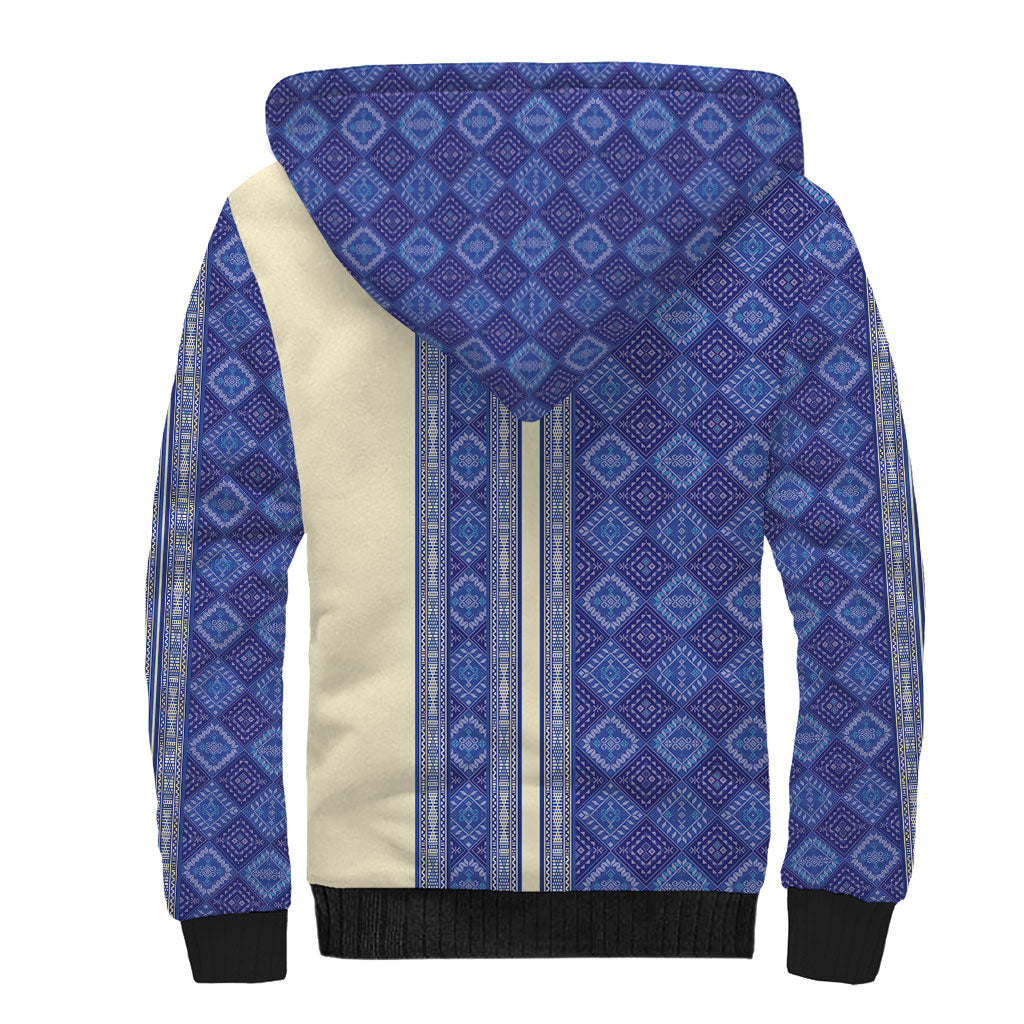 Mabuhay Philippines Festival Sherpa Hoodie Yakan Modern Filipiniana Inspired