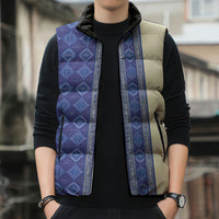 Mabuhay Philippines Festival Sleeveless Puffer Jacket Yakan Modern Filipiniana Inspired