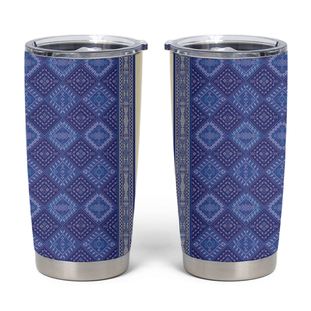 Mabuhay Philippines Festival Tumbler Cup Yakan Modern Filipiniana Inspired