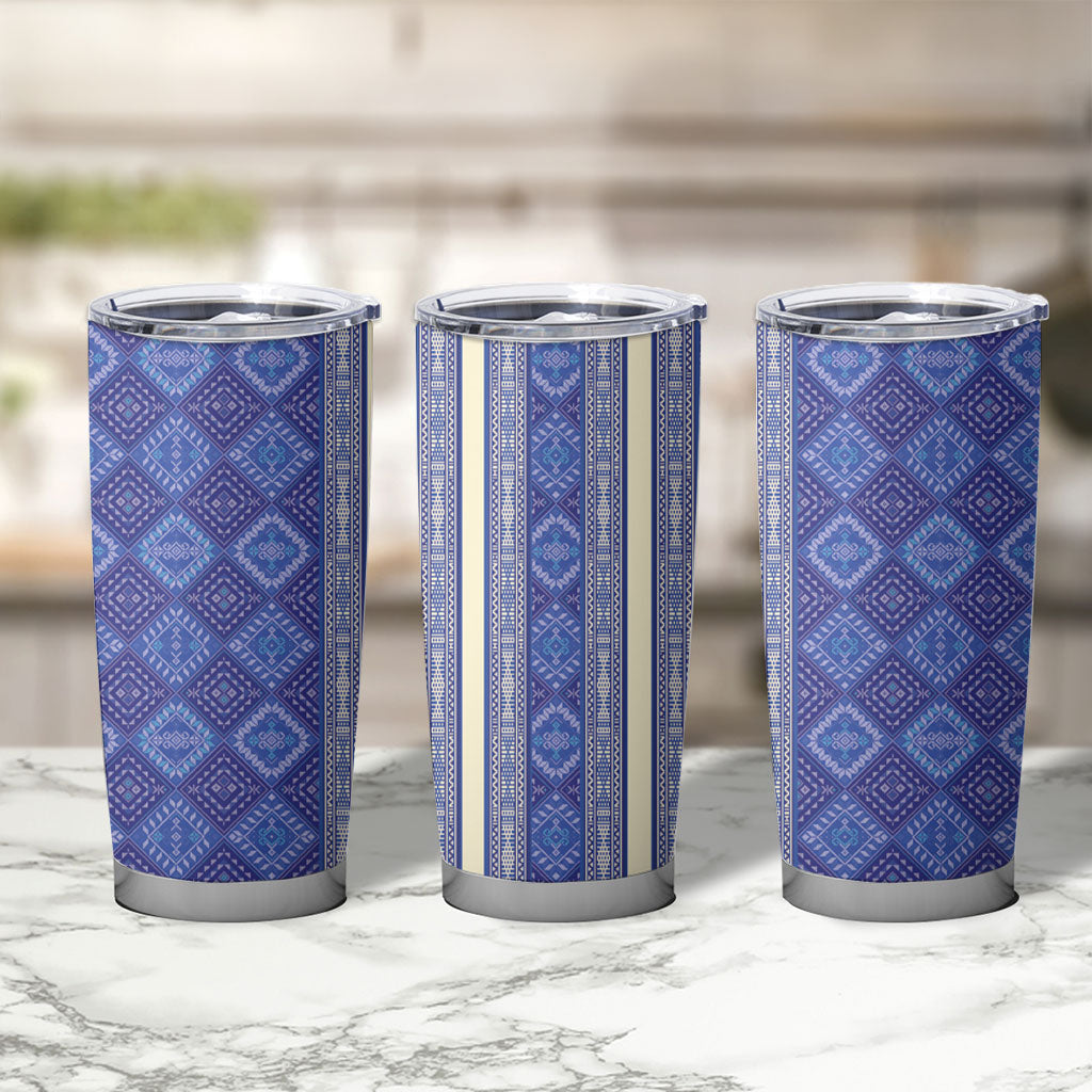 Mabuhay Philippines Festival Tumbler Cup Yakan Modern Filipiniana Inspired