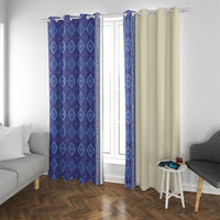 Mabuhay Philippines Festival Window Curtain Yakan Modern Filipiniana Inspired