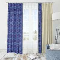 Mabuhay Philippines Festival Window Curtain Yakan Modern Filipiniana Inspired