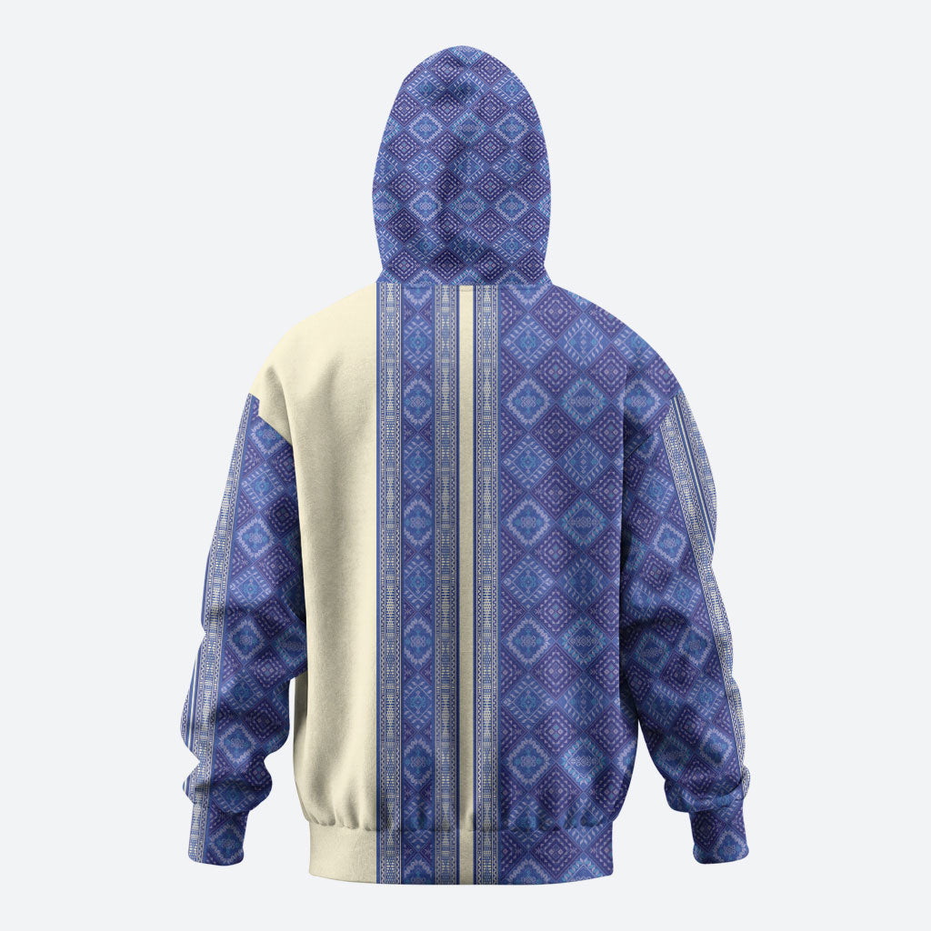Mabuhay Philippines Festival Zip Hoodie Yakan Modern Filipiniana Inspired