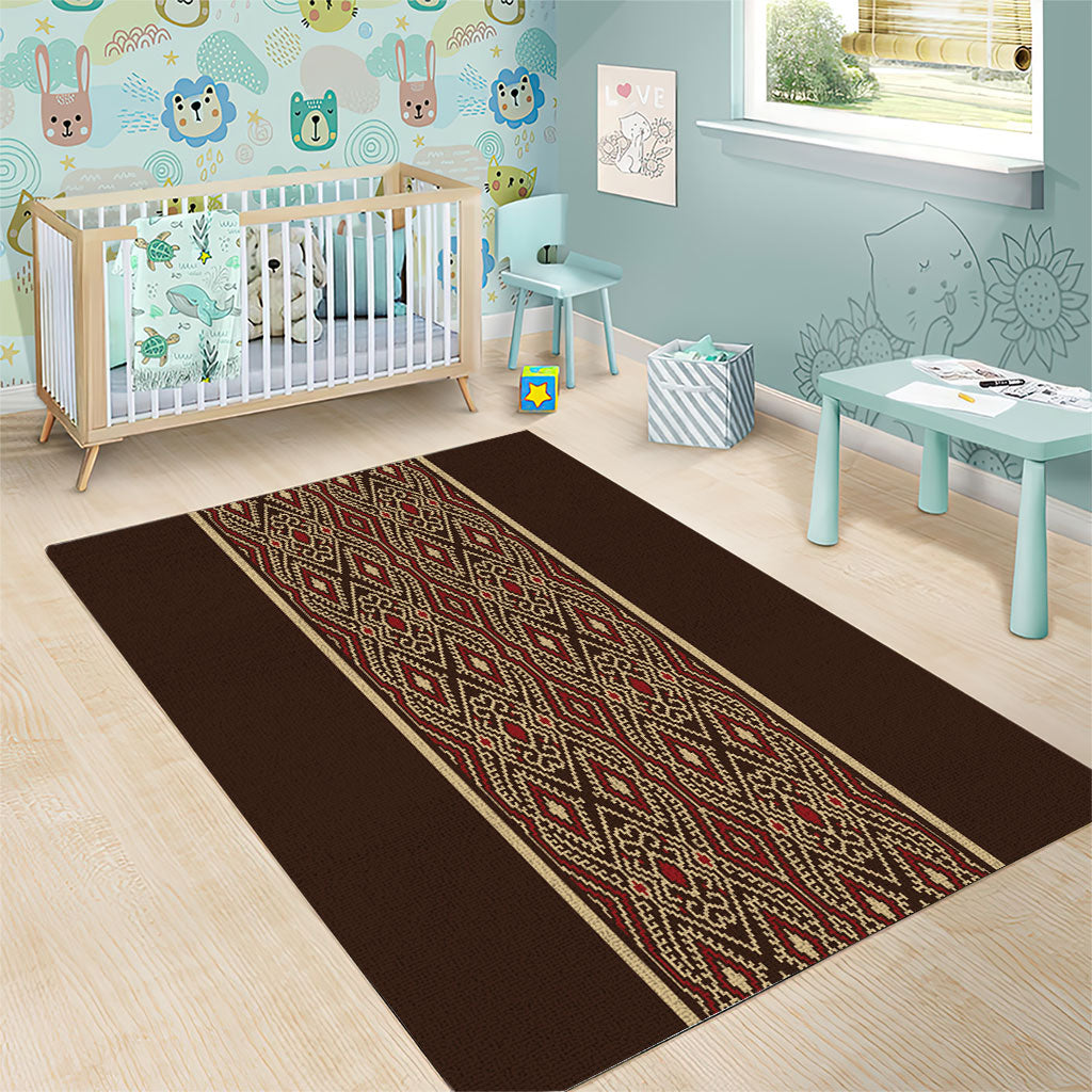 Mabuhay Philippines Festival Area Rug Tnalak Modern Filipiniana Inspired