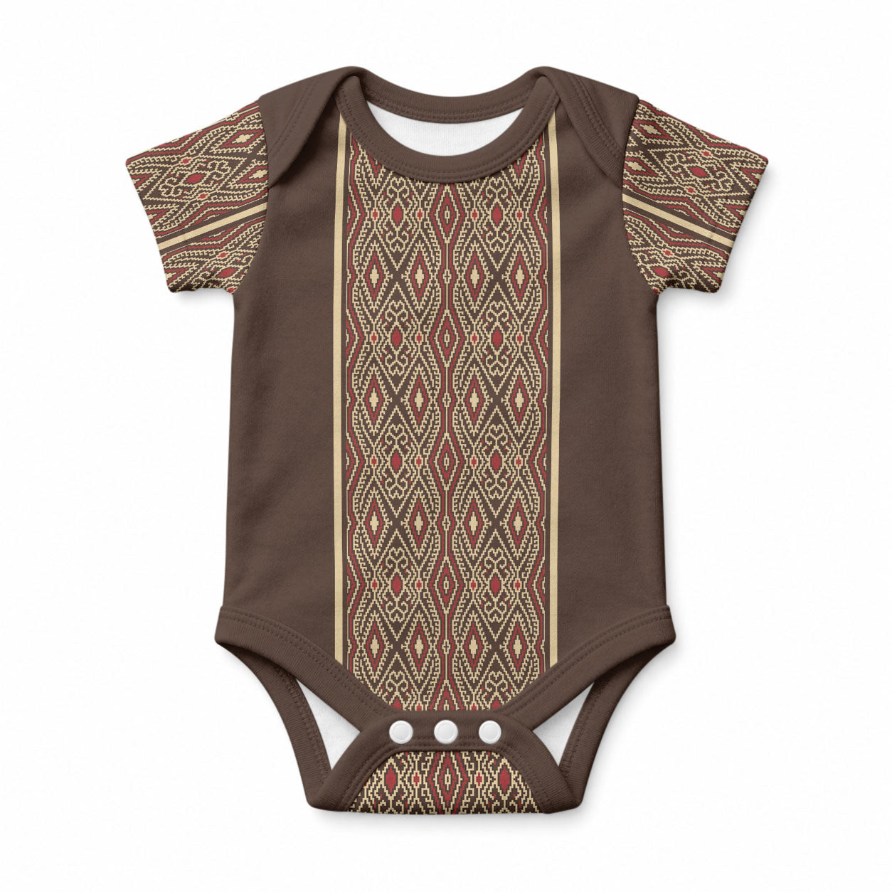 Mabuhay Philippines Festival Baby Onesie Tnalak Modern Filipiniana Inspired