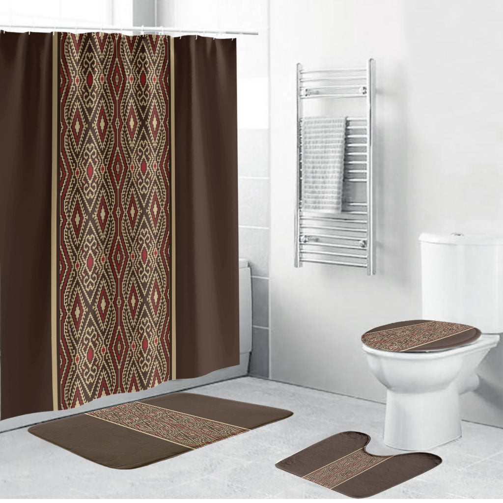 Mabuhay Philippines Festival Bathroom Set Tnalak Modern Filipiniana Inspired