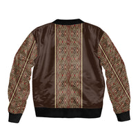 Mabuhay Philippines Festival Bomber Jacket Tnalak Modern Filipiniana Inspired