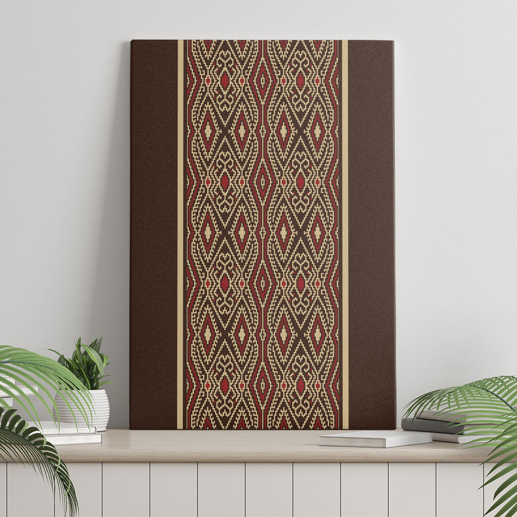 Mabuhay Philippines Festival Canvas Wall Art Tnalak Modern Filipiniana Inspired