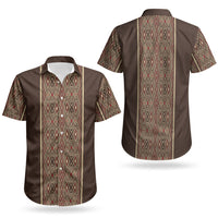 Mabuhay Philippines Festival Couples Matching Off Shoulder Short Dress and Hawaiian Shirt Tnalak Modern Filipiniana Inspired