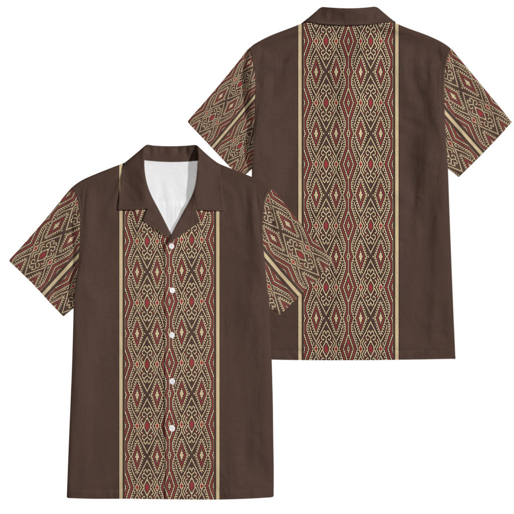 Mabuhay Philippines Festival Family Matching Summer Maxi Dress and Hawaiian Shirt Tnalak Modern Filipiniana Inspired