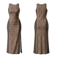 Mabuhay Philippines Festival Family Matching Tank Maxi Dress and Hawaiian Shirt Tnalak Modern Filipiniana Inspired
