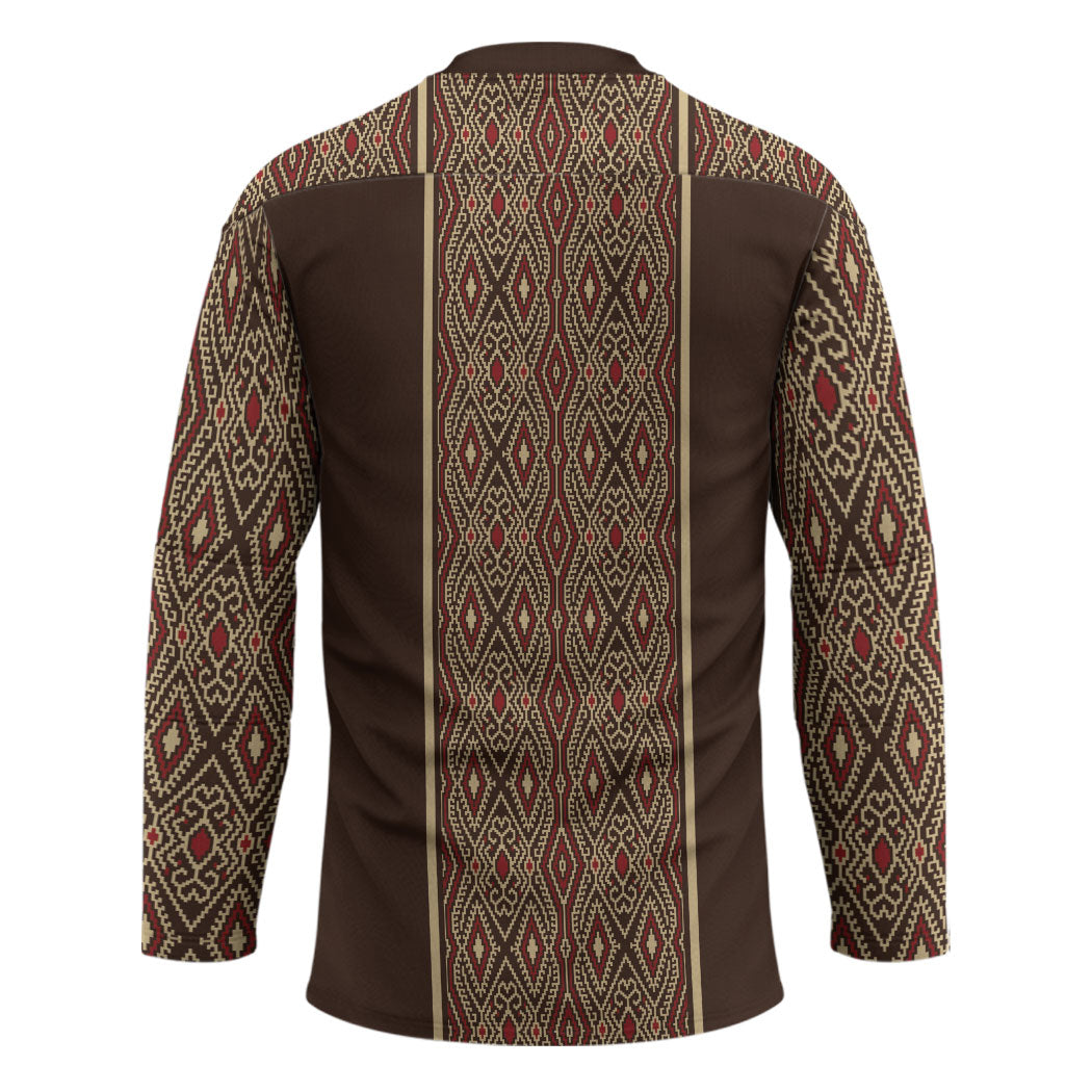 Mabuhay Philippines Festival Hockey Jersey Tnalak Modern Filipiniana Inspired