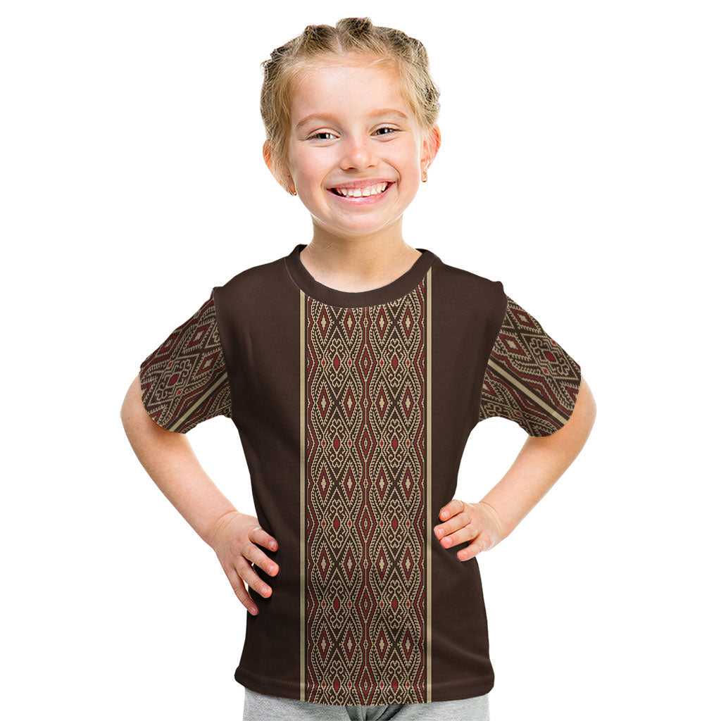 Mabuhay Philippines Festival Kid T Shirt Tnalak Modern Filipiniana Inspired