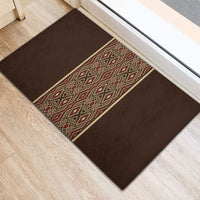 Mabuhay Philippines Festival Rubber Doormat Tnalak Modern Filipiniana Inspired
