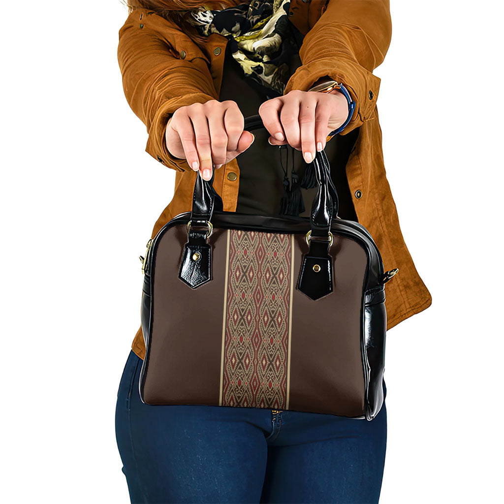 Mabuhay Philippines Festival Shoulder Handbag Tnalak Modern Filipiniana Inspired