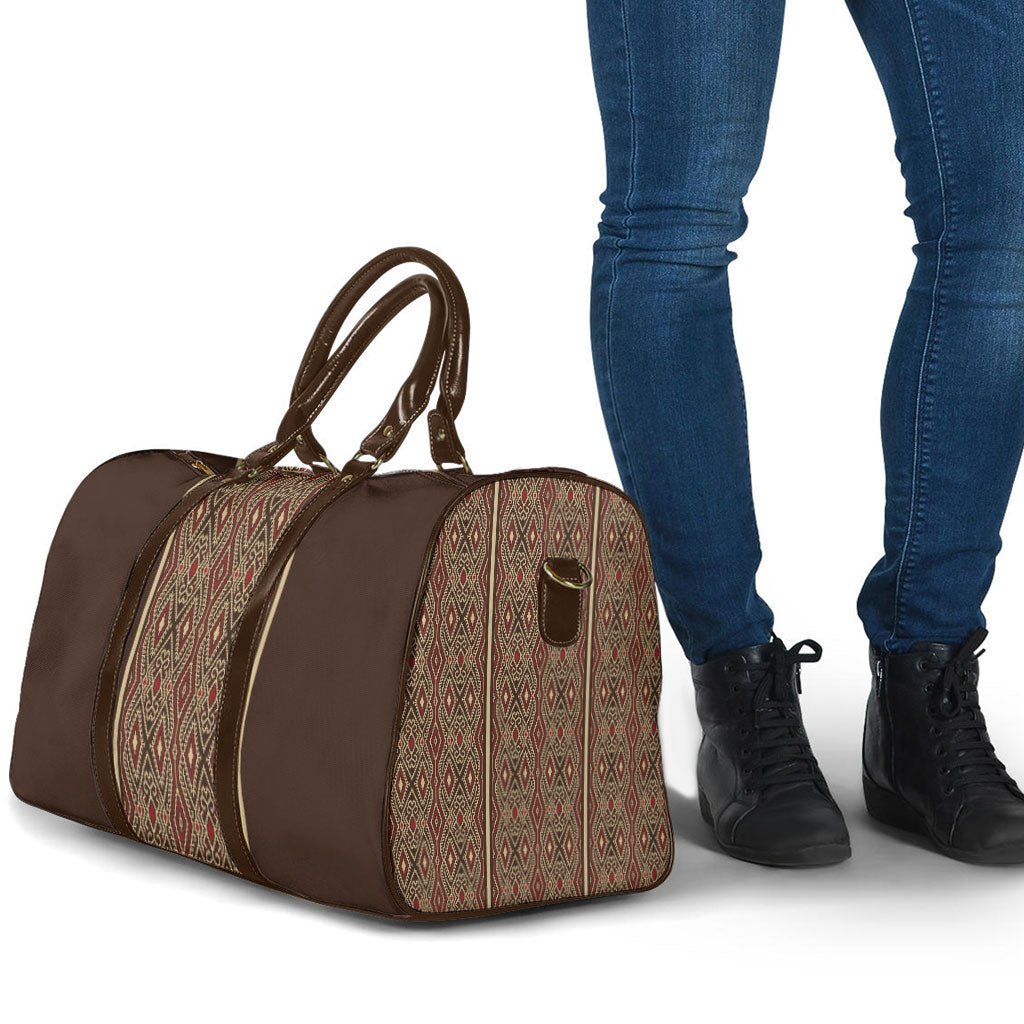 Mabuhay Philippines Festival Travel Bag Tnalak Modern Filipiniana Inspired