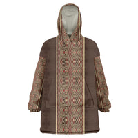 Mabuhay Philippines Festival Wearable Blanket Hoodie Tnalak Modern Filipiniana Inspired