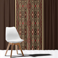 Mabuhay Philippines Festival Window Curtain Tnalak Modern Filipiniana Inspired