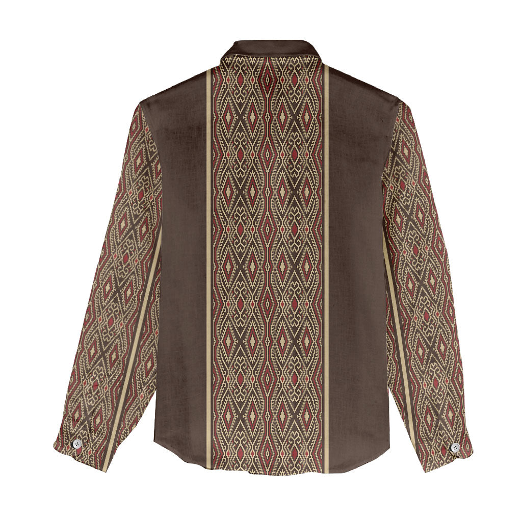 Mabuhay Philippines Festival Women Casual Shirt Tnalak Modern Filipiniana Inspired