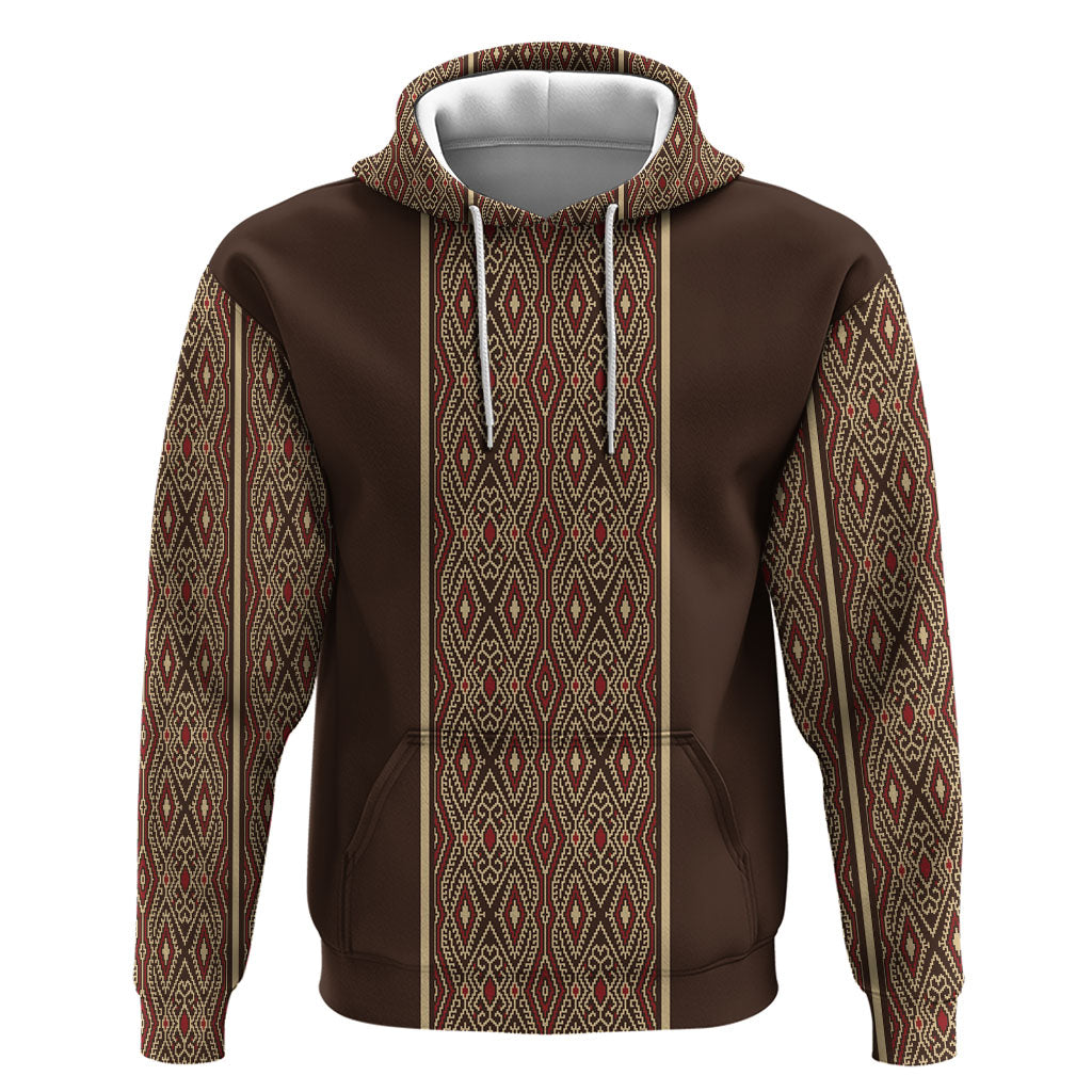 Mabuhay Philippines Festival Zip Hoodie Tnalak Modern Filipiniana Inspired