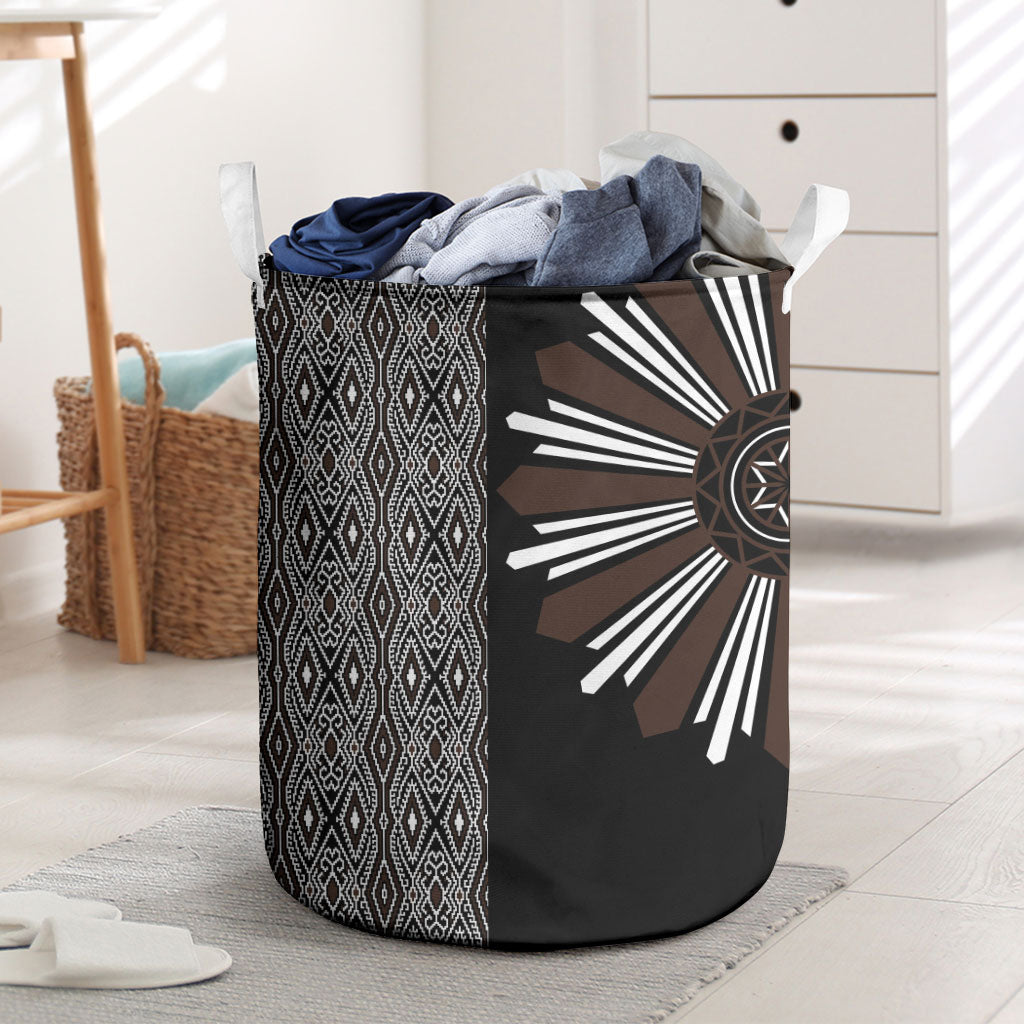 Mabuhay Philippines Festival Laundry Basket Araw Tnalak Modern Filipiniana Inspired