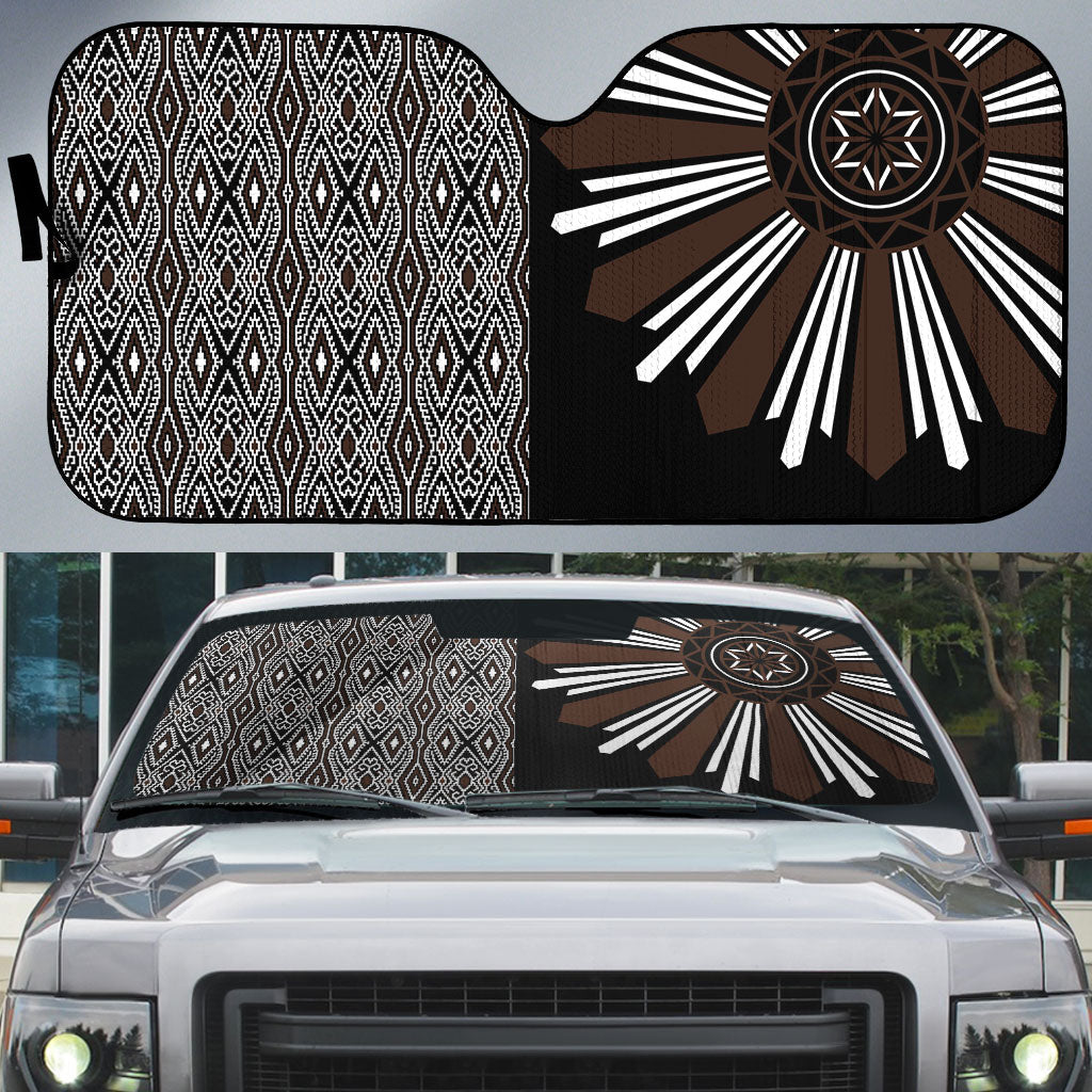 Mabuhay Philippines Festival Auto Sun Shade Araw Tnalak Modern Filipiniana Inspired