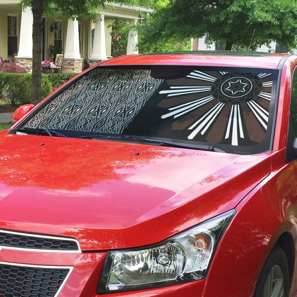 Mabuhay Philippines Festival Auto Sun Shade Araw Tnalak Modern Filipiniana Inspired