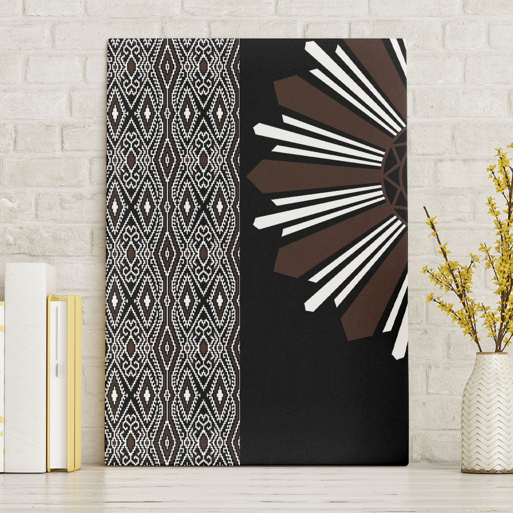 Mabuhay Philippines Festival Canvas Wall Art Araw Tnalak Modern Filipiniana Inspired
