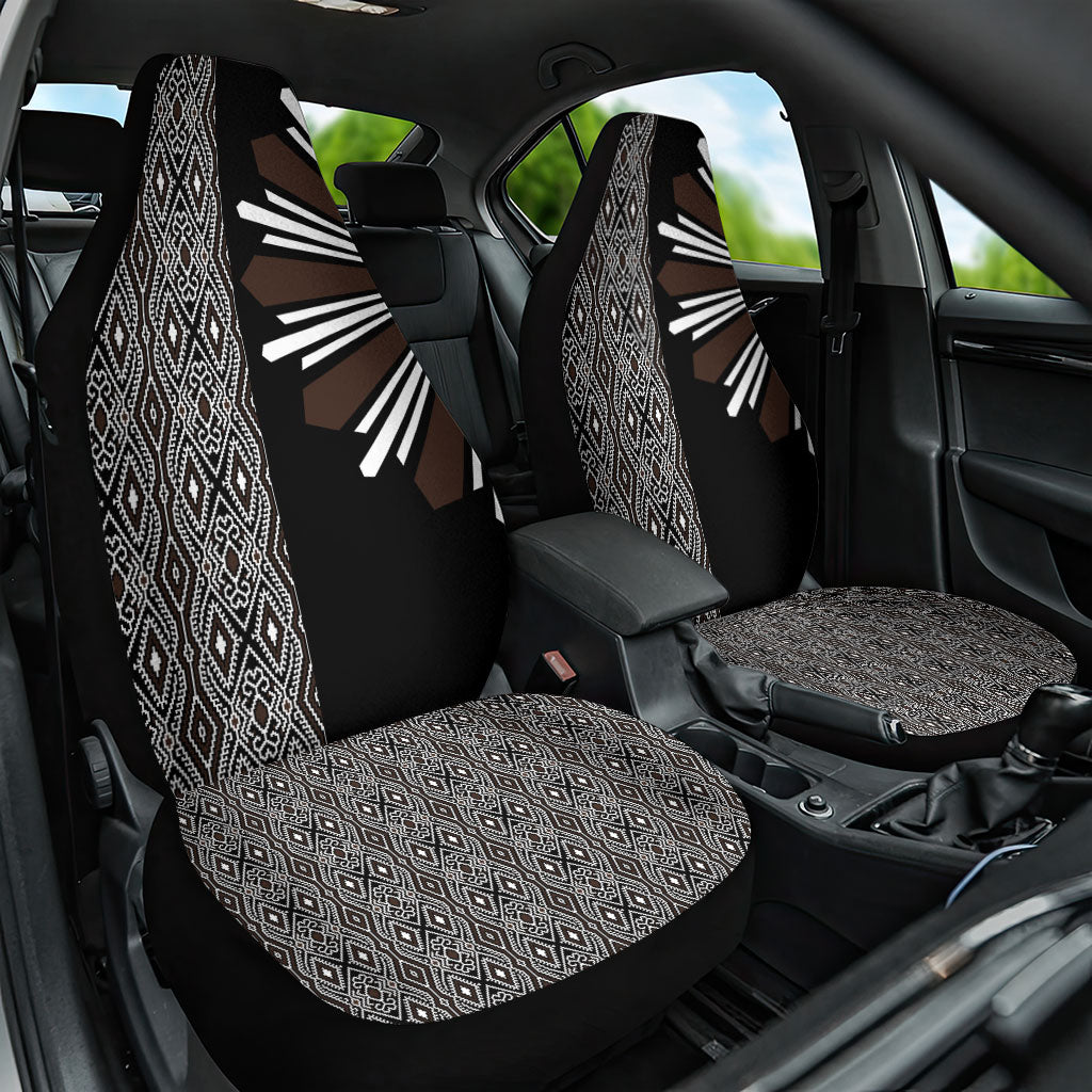 Mabuhay Philippines Festival Car Seat Cover Araw Tnalak Modern Filipiniana Inspired