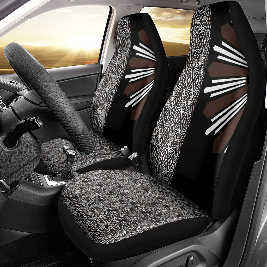 Mabuhay Philippines Festival Car Seat Cover Araw Tnalak Modern Filipiniana Inspired