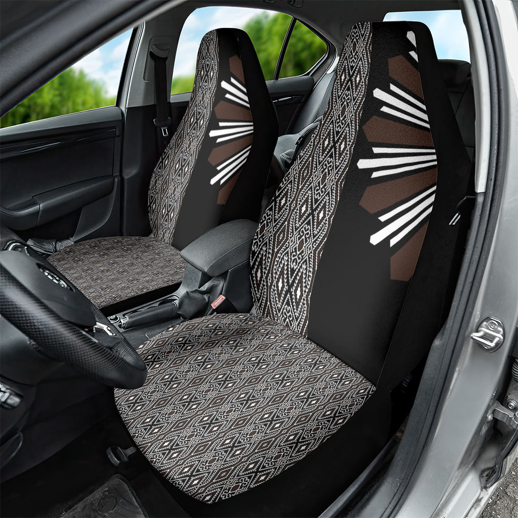 Mabuhay Philippines Festival Car Seat Cover Araw Tnalak Modern Filipiniana Inspired